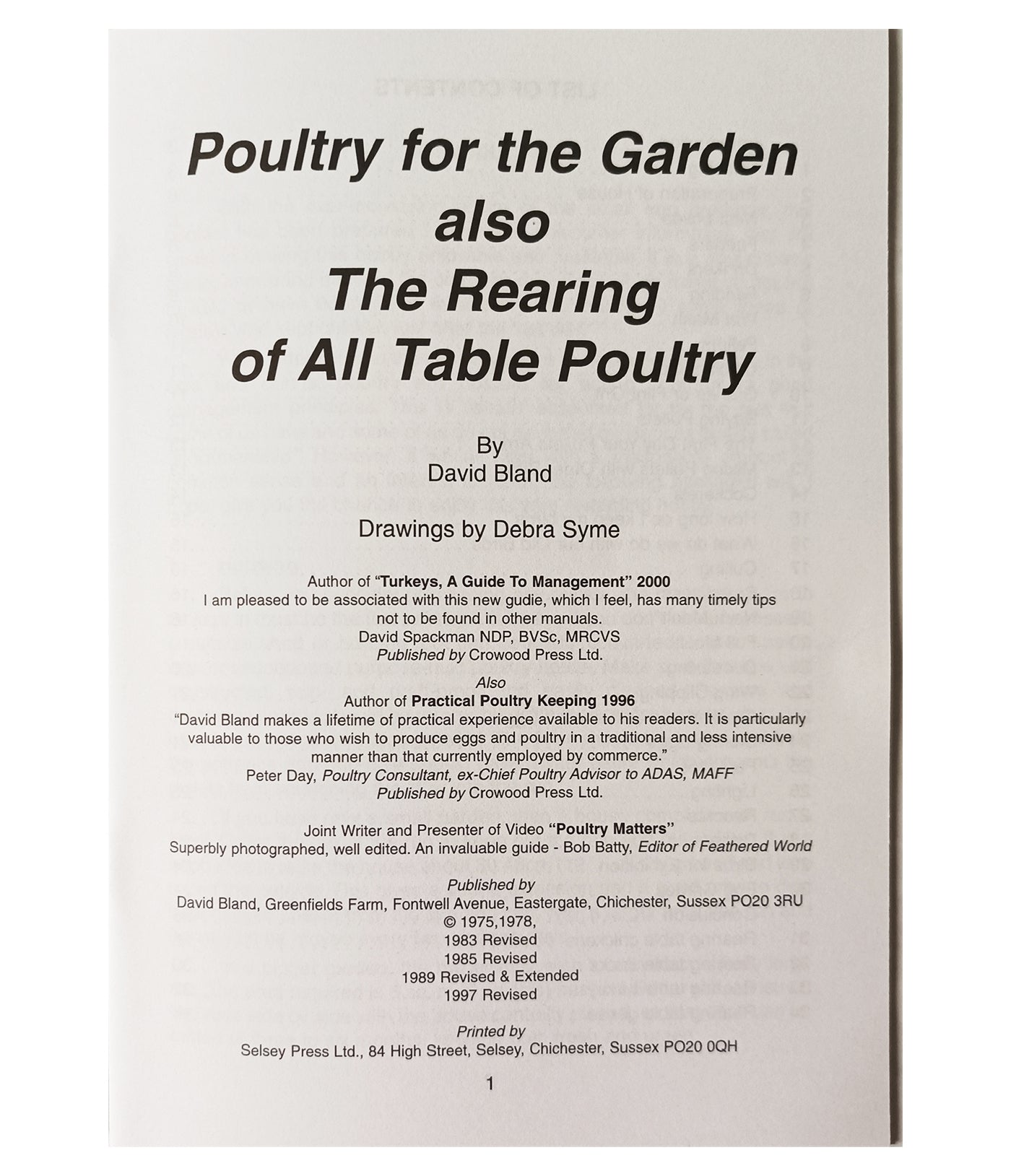 Poultry for the Garden (Paperback Book) - Buy Online SPR Centre UK