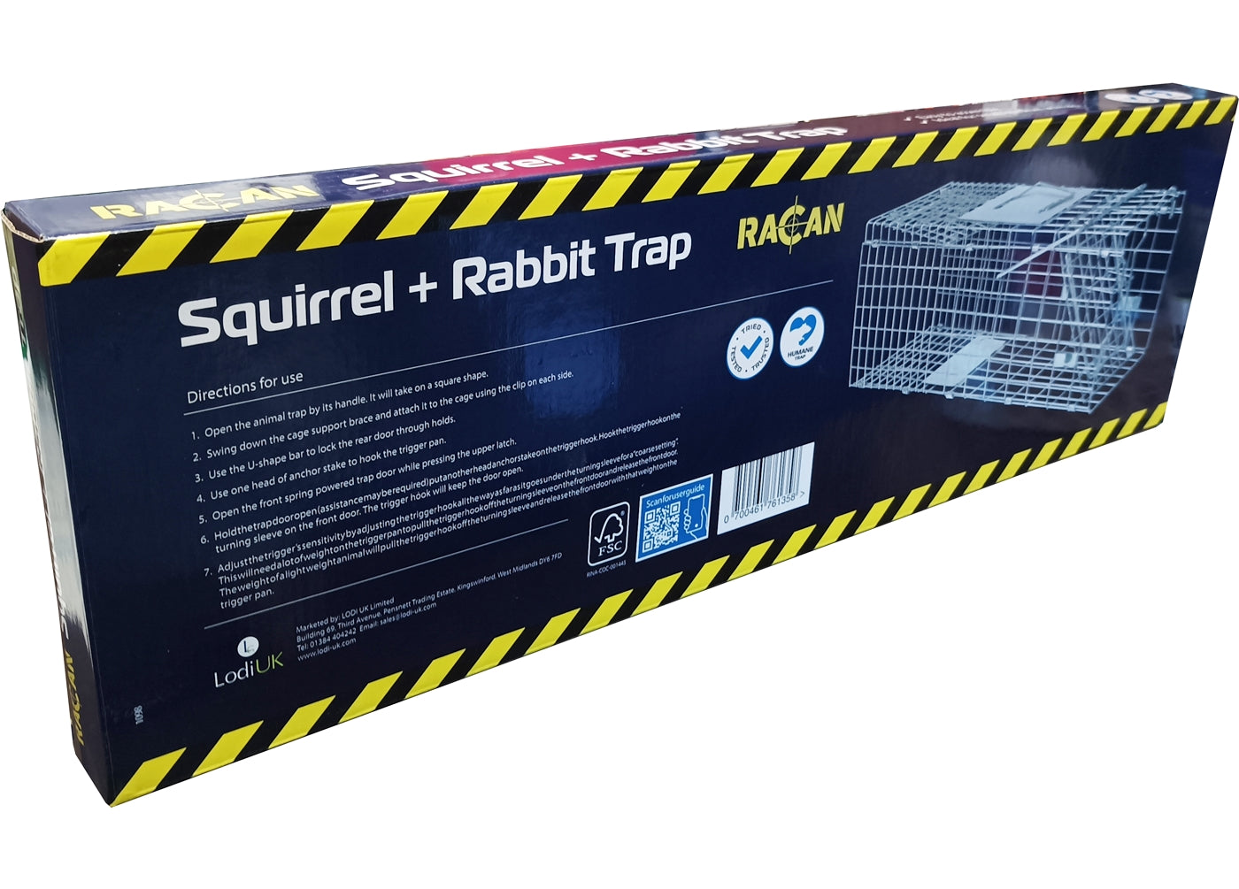 Racan - Humane Squirrel & Rabbit Trap - Buy Online SPR Centre UK