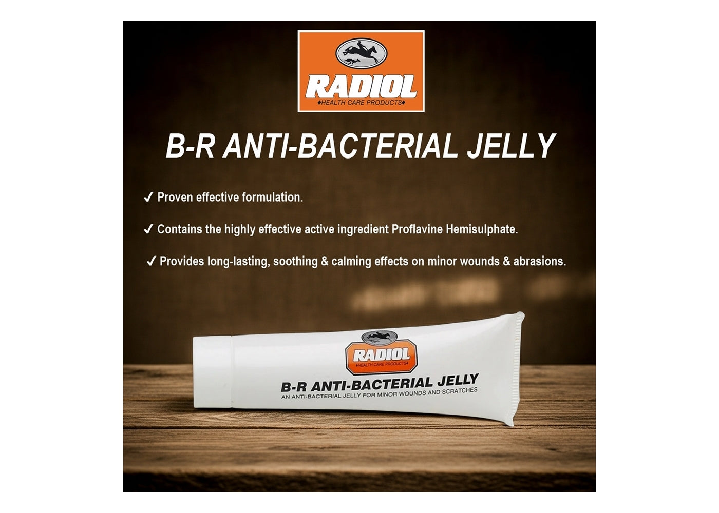 Radiol B-R Antibacterial Jelly | Animal Health - Buy Online SPR Centre UK