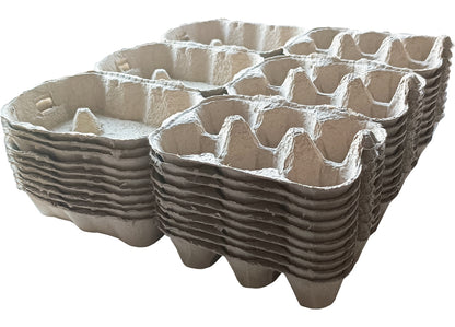 100% Recycled Fibre Egg Boxes - Layer of 3 Boxes - Buy Online SPR Centre UK
