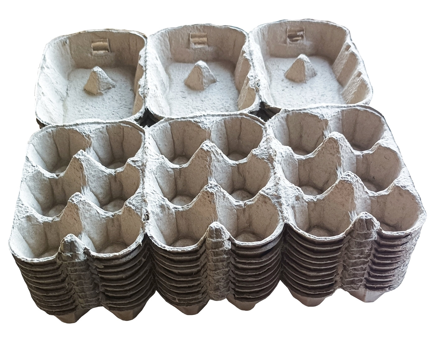 100% Recycled Fibre Egg Boxes - Layer of 3 Boxes - Buy Online SPR Centre UK