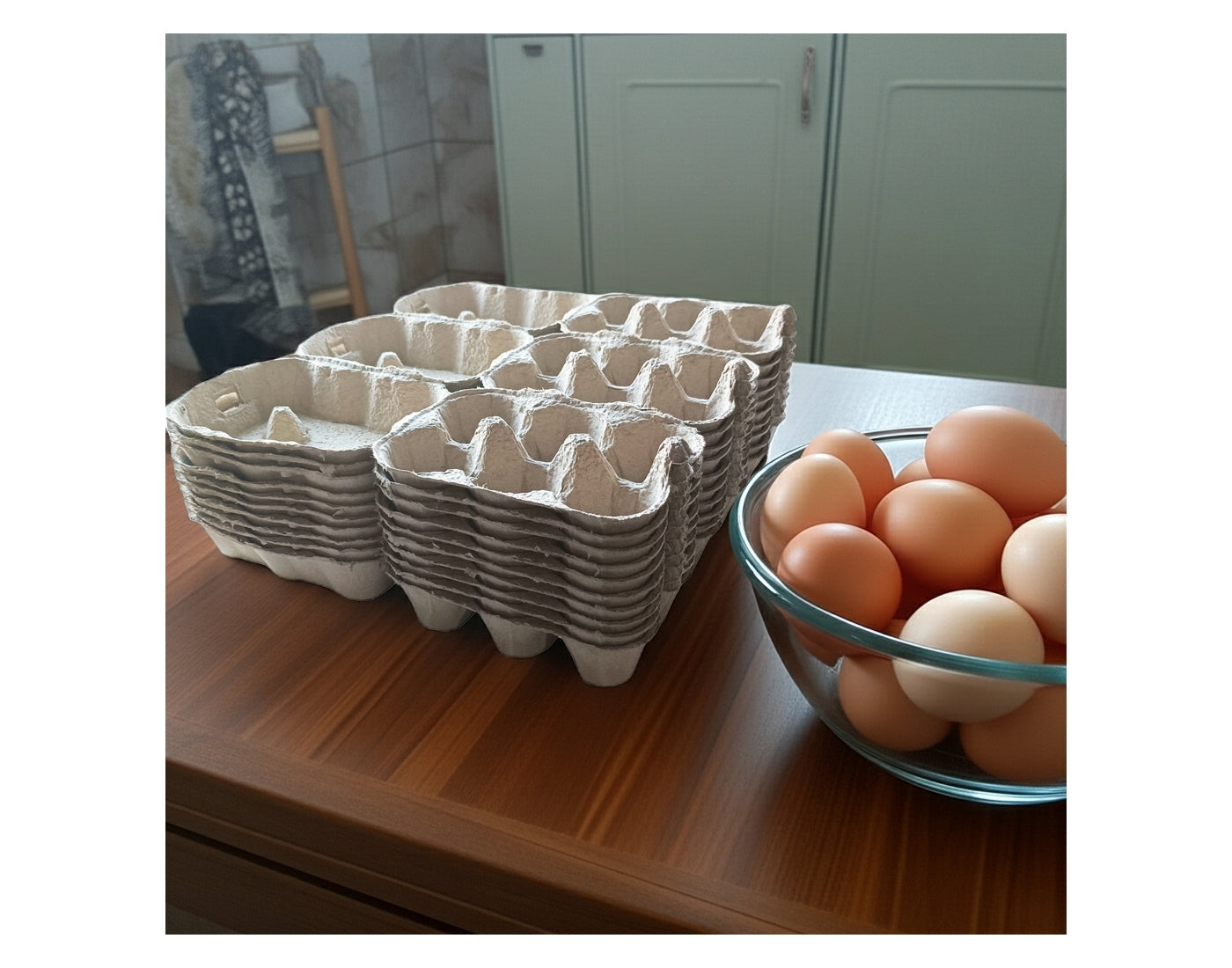 100% Recycled Fibre Egg Boxes - Layer of 3 Boxes - Buy Online SPR Centre UK