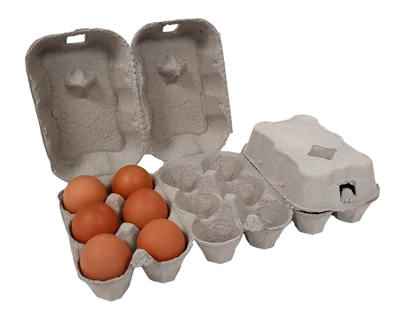 100% Recycled Fibre Egg Boxes - Layer of 3 Boxes - Buy Online SPR Centre UK