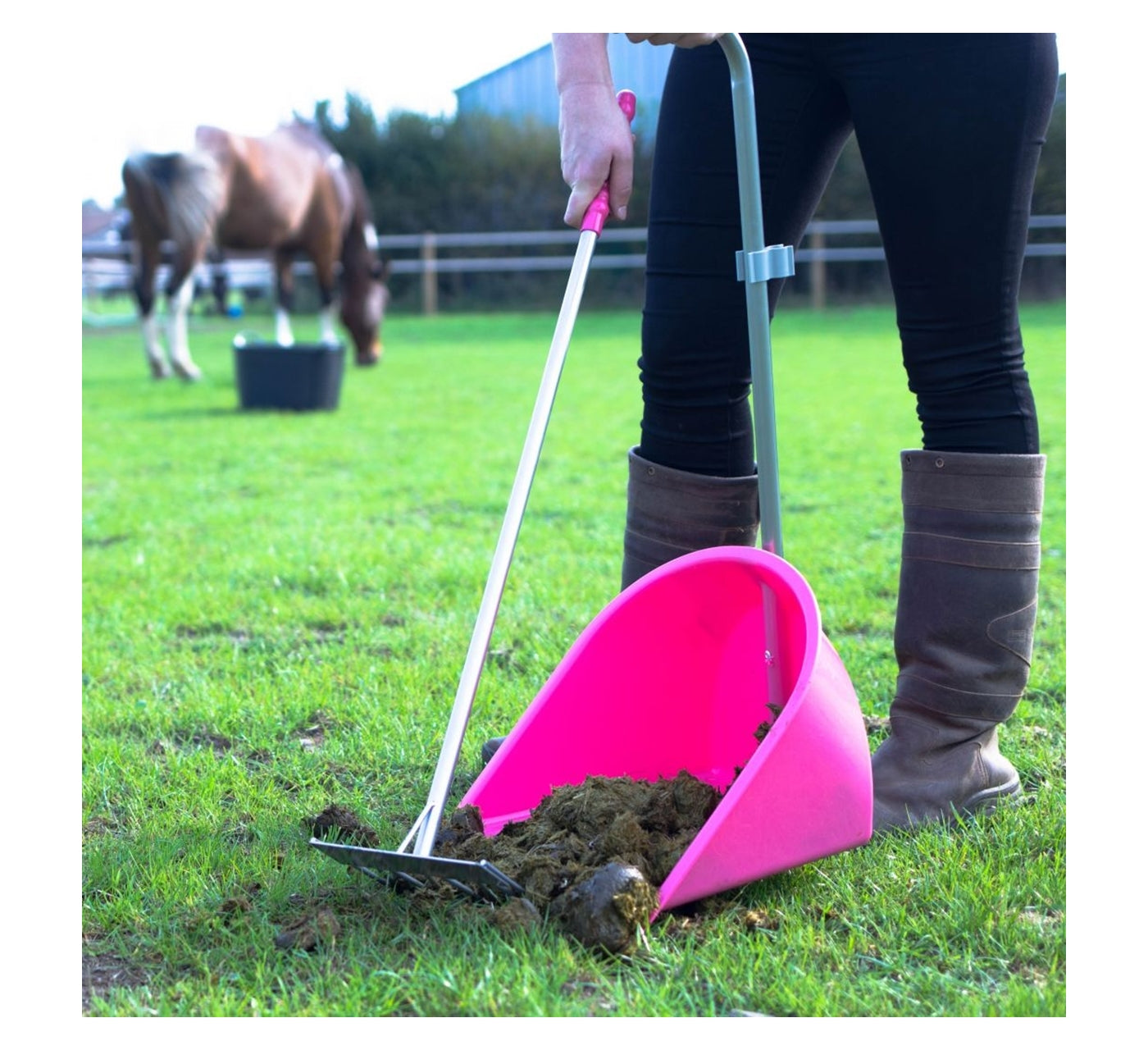 Red Gorilla Tidee Rake | Stable & Yard Essentials - Buy Online SPR Centre UK