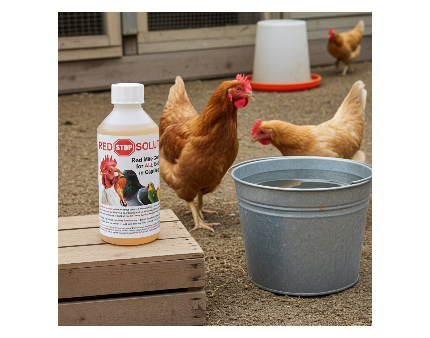 Red Stop Solution - Red Mite Control for Poultry, Pigeons, Cage Birds - Buy Online SPR Centre UK
