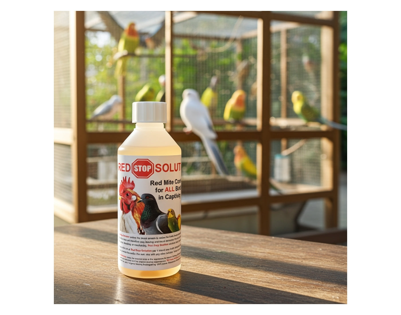 Red Stop Solution - Red Mite Control for Poultry, Pigeons, Cage Birds - Buy Online SPR Centre UK