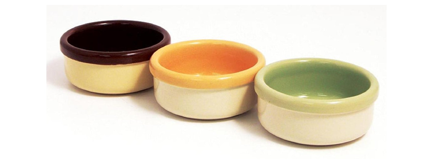 Rosewood - Ceramic Two-Tone Bowl for Small Animals - Buy Online SPR Centre UK