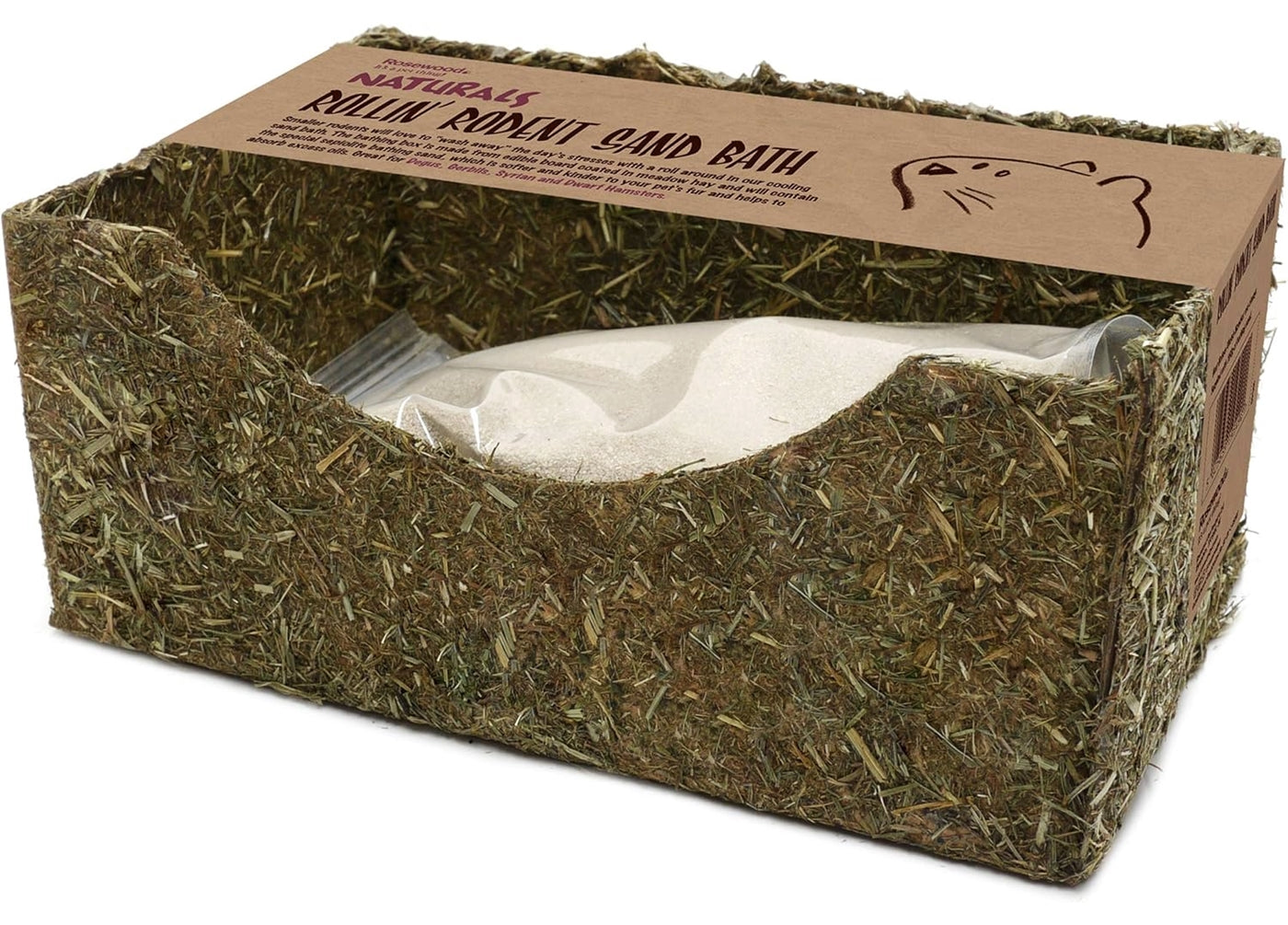 Rosewood Naturals - Rollin' Rodent Sand Bath - Buy Online SPR Centre UK