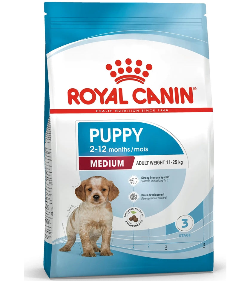 Royal Canin - Medium Puppy 4kg - Buy Online SPR Centre UK