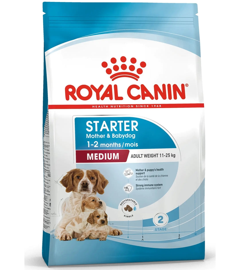 Royal Canin - Medium Starter Mother & Babydog 4kg - Buy Online SPR Centre UK