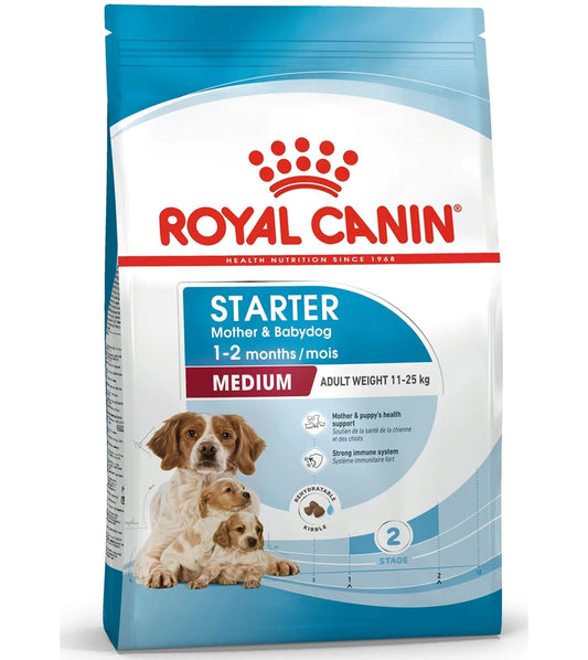 Royal Canin - Medium Starter Mother & Babydog 4kg - Buy Online SPR Centre UK