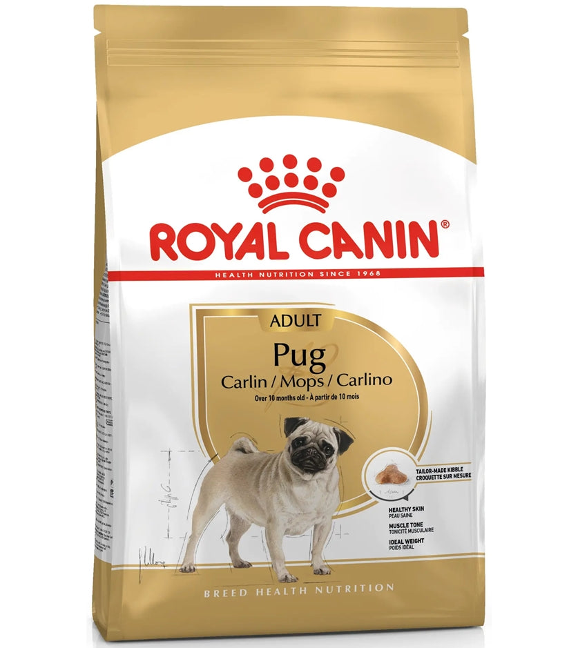 Royal Canin - Pug Adult Dog Food 1.5kg - Buy Online SPR Centre UK