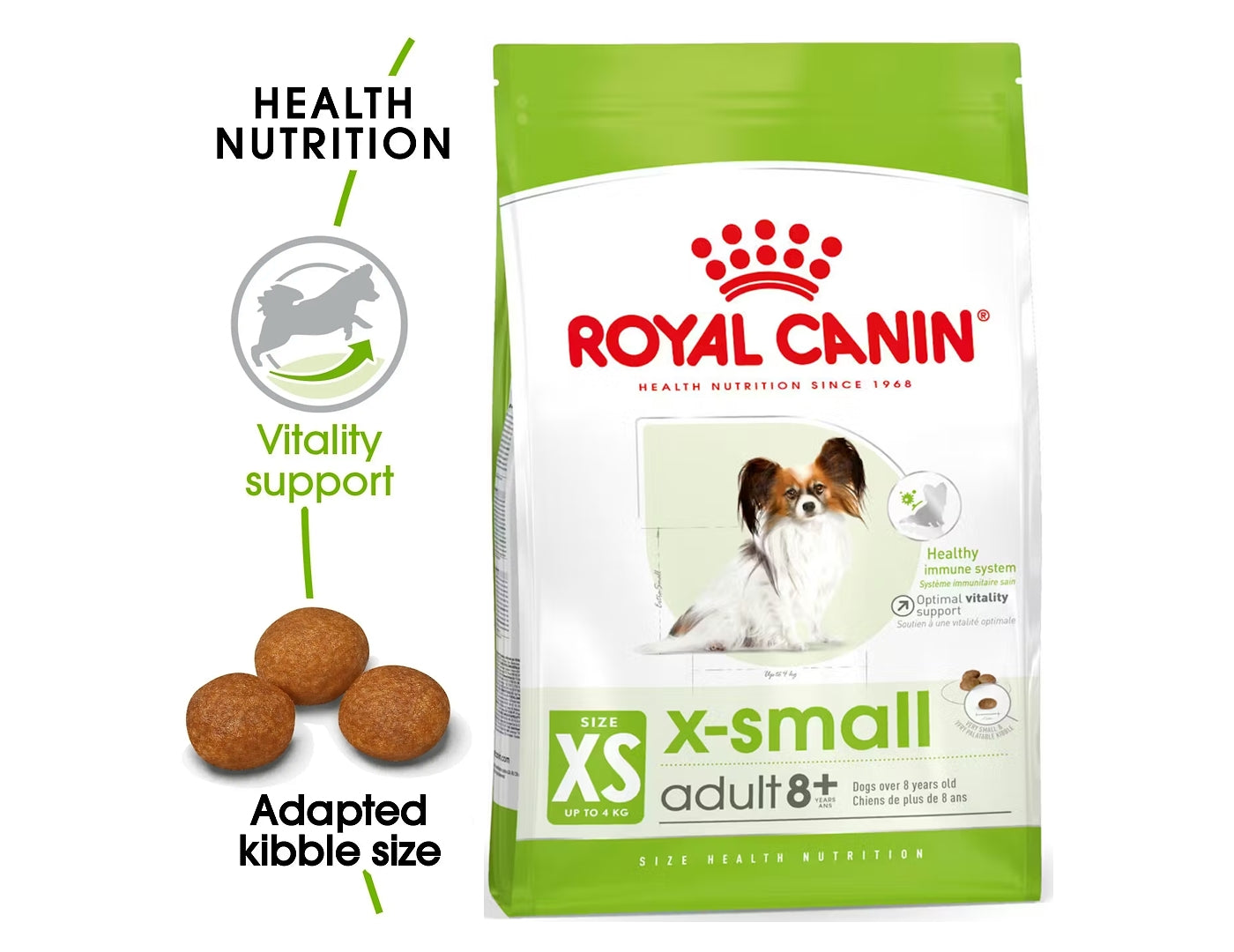 Royal Canin - X-Small Adult 8+ Dog Food - Buy Online SPR Centre UK