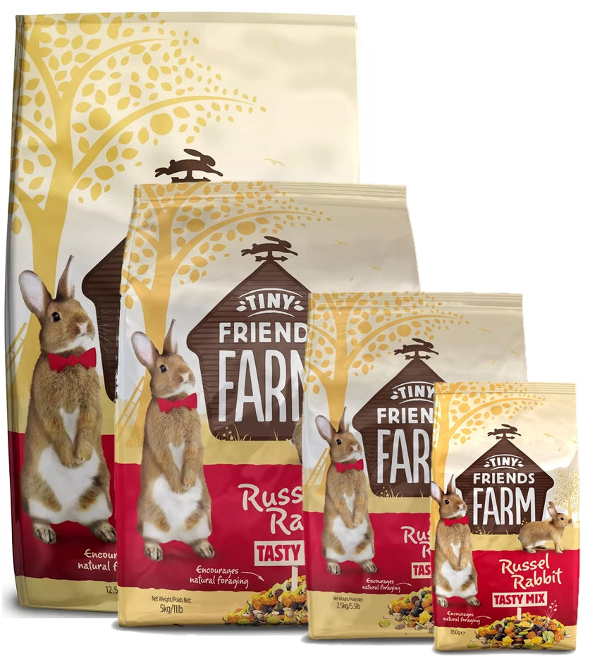 Tiny Friends Farm - Russel Rabbit Tasty Mix - Buy Online SPR Centre UK