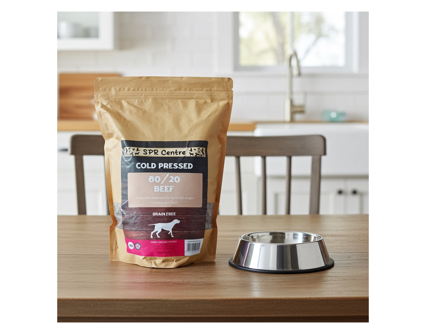 SPR - Cold Pressed 80/20 Beef Dog Food (Grain Free) 2kg - Buy Online SPR Centre UK