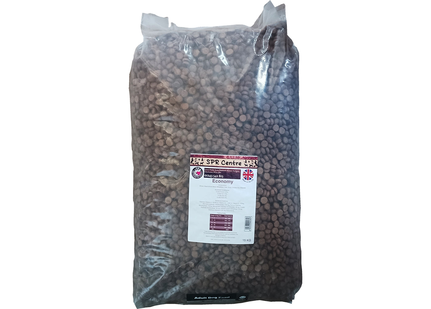 SPR - Economy Working Dog Food 15kg - Buy Online SPR Centre UK