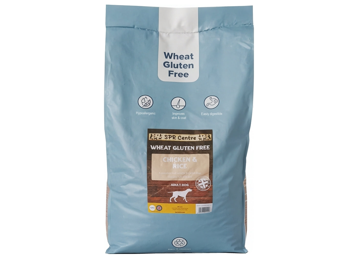 SPR - Gluten Free Chicken & Rice Dog Food - Buy Online SPR Centre UK