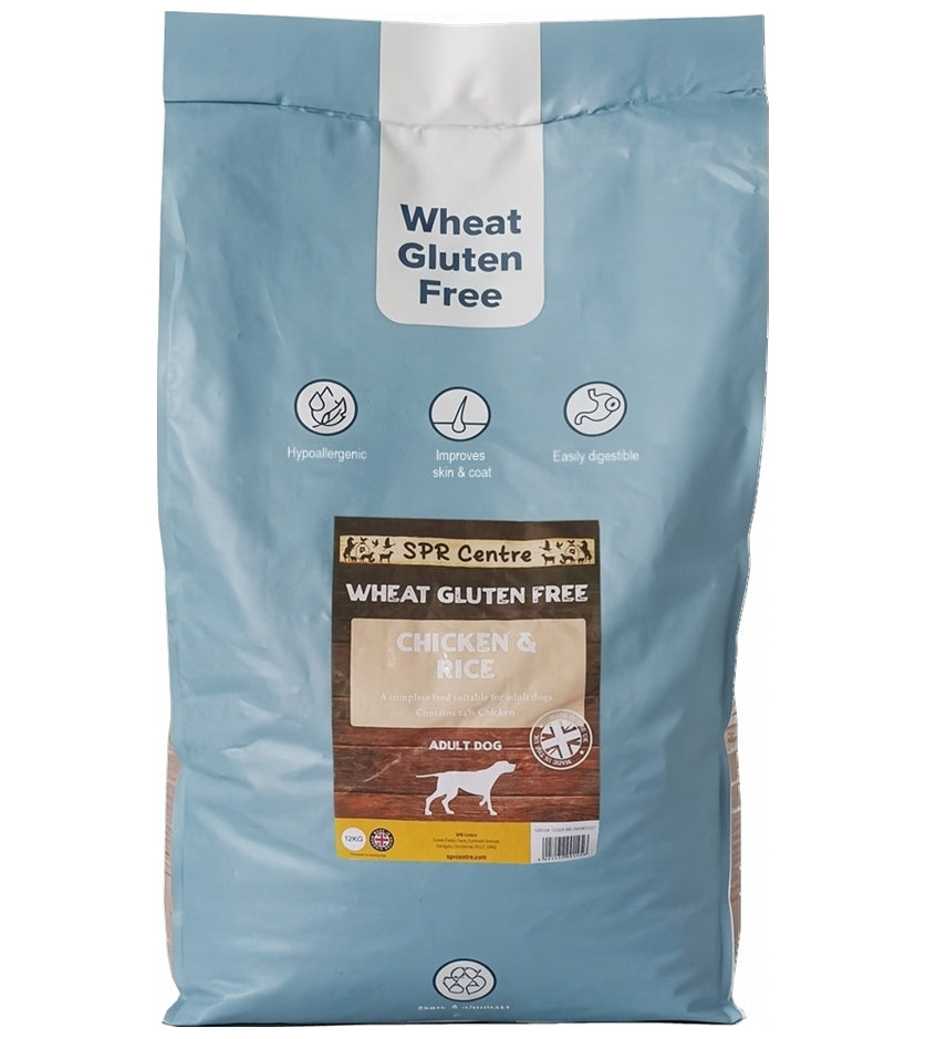 SPR - Gluten Free Chicken & Rice Dog Food - Buy Online SPR Centre UK