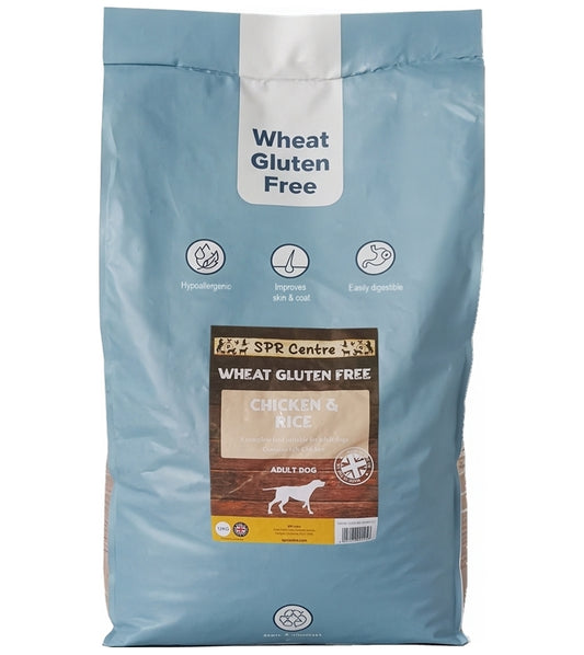 SPR - Gluten Free Chicken & Rice Dog Food - Buy Online SPR Centre UK