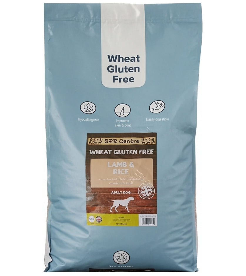 SPR - Gluten Free Lamb & Rice Dog Food - Buy Online SPR Centre UK