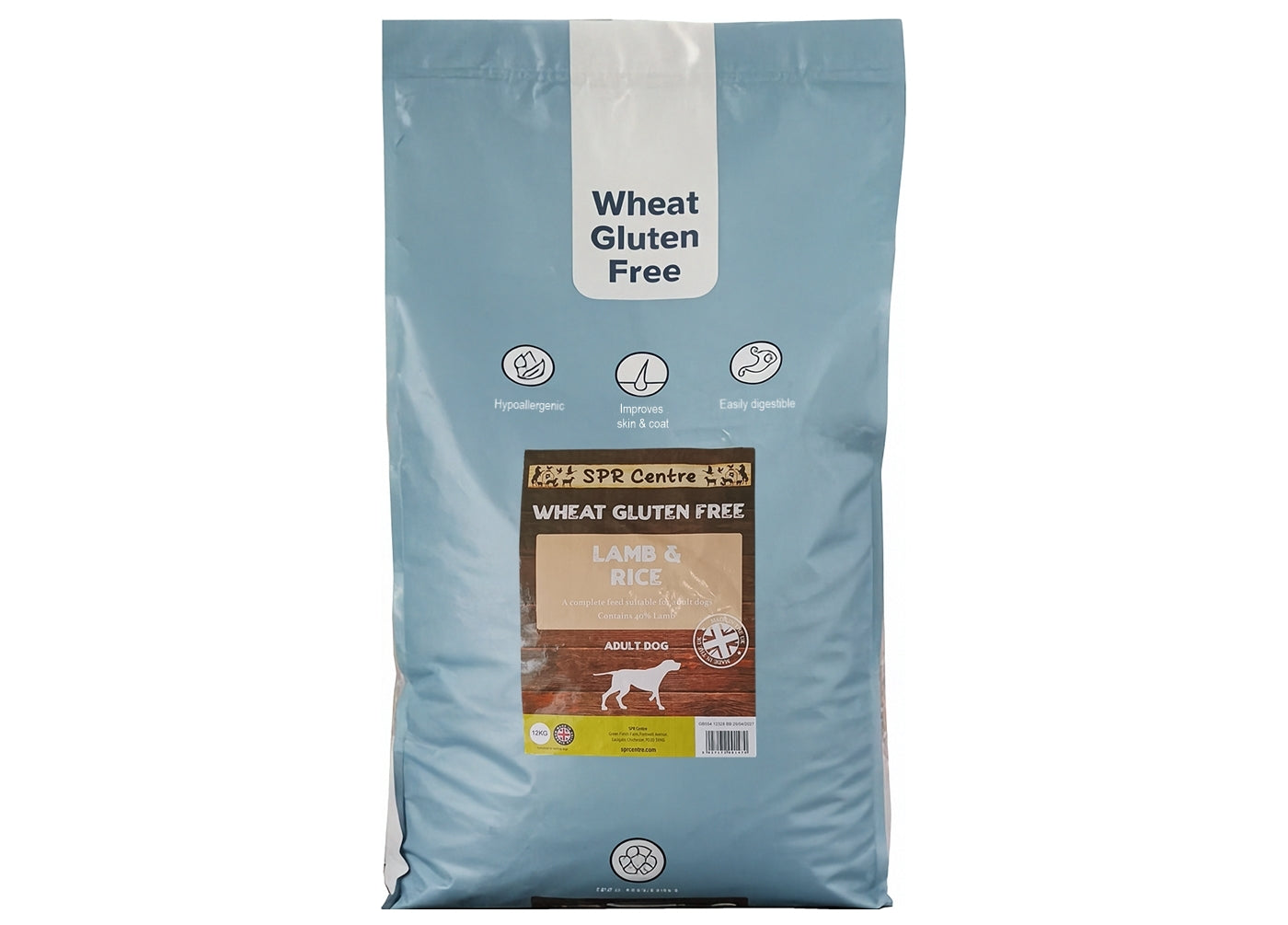 SPR - Gluten Free Lamb & Rice Dog Food - Buy Online SPR Centre UK