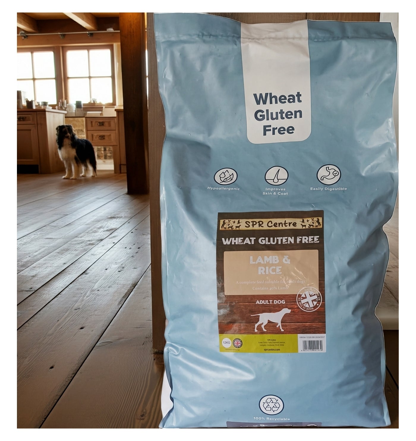SPR - Gluten Free Lamb & Rice Dog Food - Buy Online SPR Centre UK
