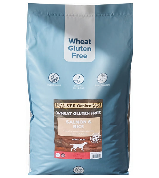 SPR - Gluten Free Salmon & Rice Dog Food - Buy Online SPR Centre UK