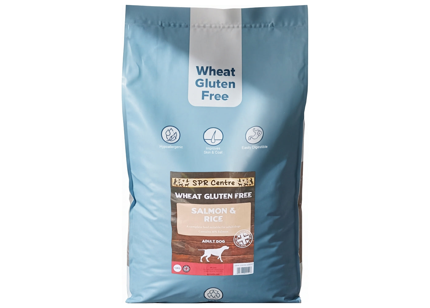 SPR - Gluten Free Salmon & Rice Dog Food - Buy Online SPR Centre UK