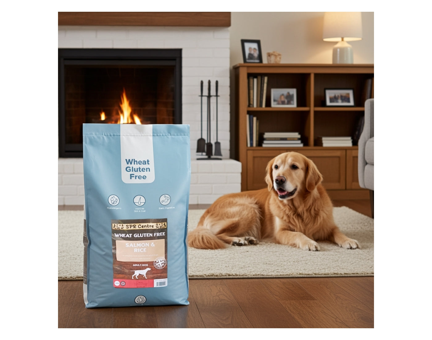 SPR - Gluten Free Salmon & Rice Dog Food - Buy Online SPR Centre UK