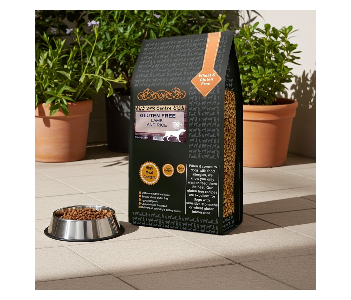 SPR - Gluten Free Lamb & Rice Dog Food - Buy Online SPR Centre UK