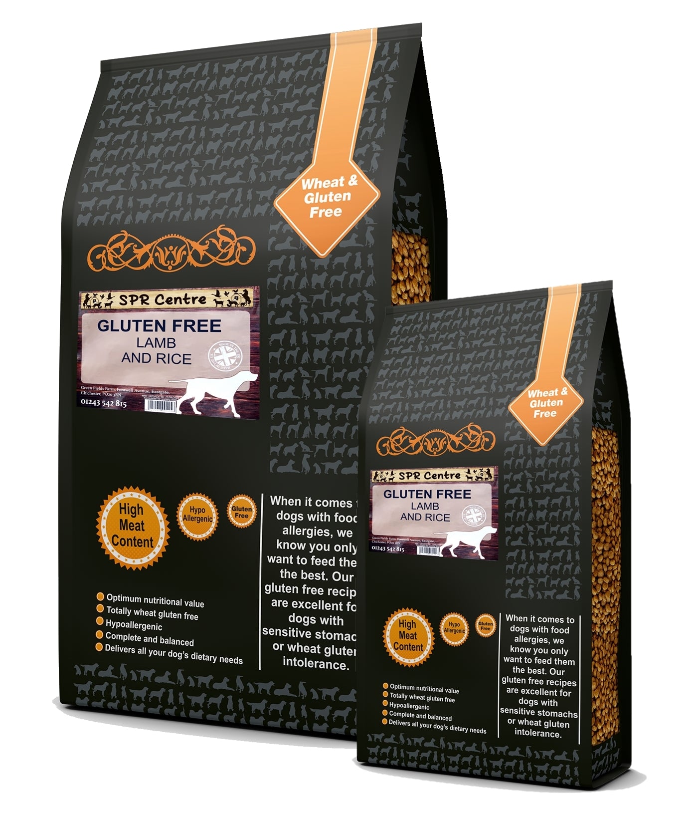 SPR - Gluten Free Lamb & Rice Dog Food - Buy Online SPR Centre UK