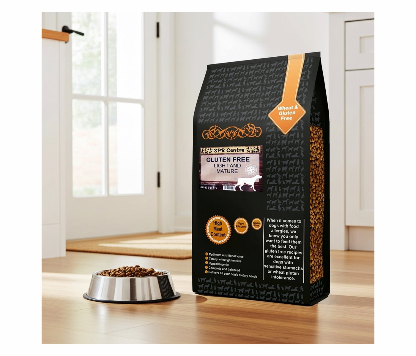 SPR - Gluten Free Light & Mature Dog Food - Buy Online SPR Centre UK