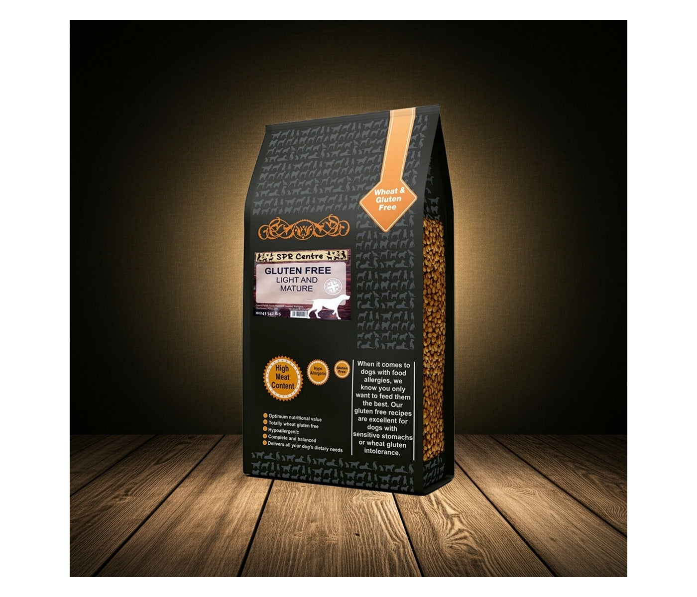 SPR - Gluten Free Light & Mature Dog Food - Buy Online SPR Centre UK