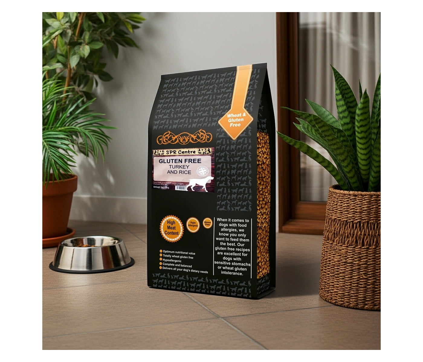 SPR - Gluten Free Turkey & Rice Dog Food - Buy Online SPR Centre UK