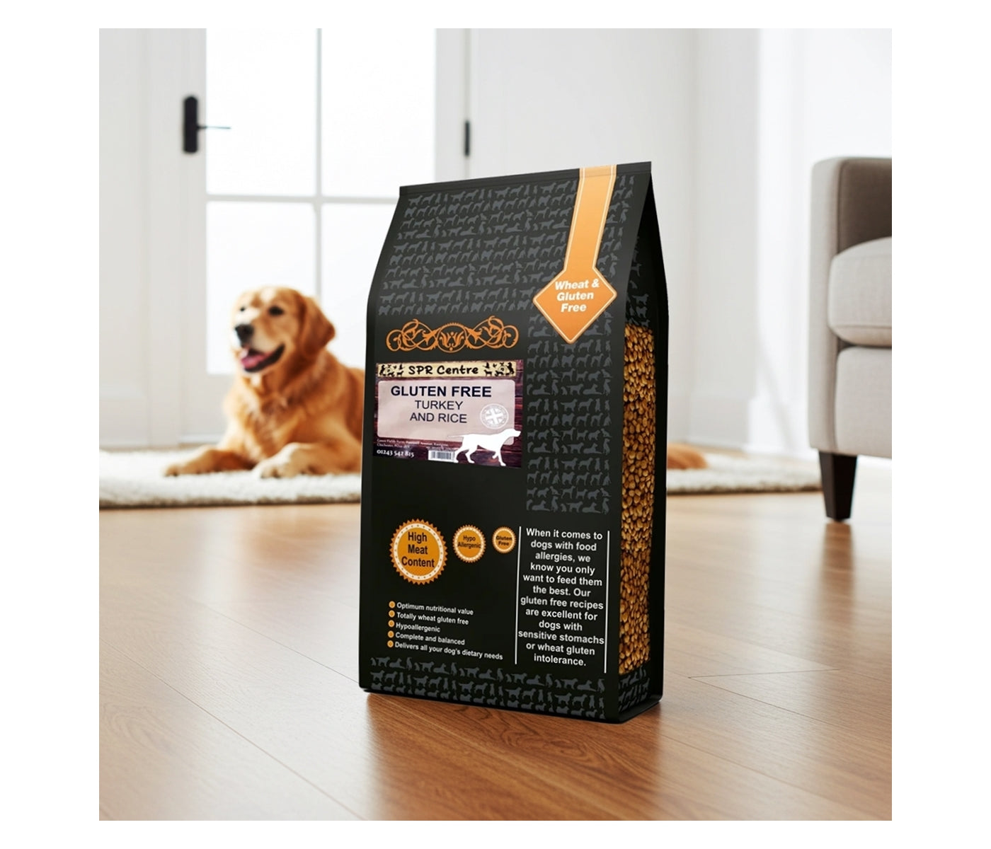 SPR - Gluten Free Turkey & Rice Dog Food - Buy Online SPR Centre UK