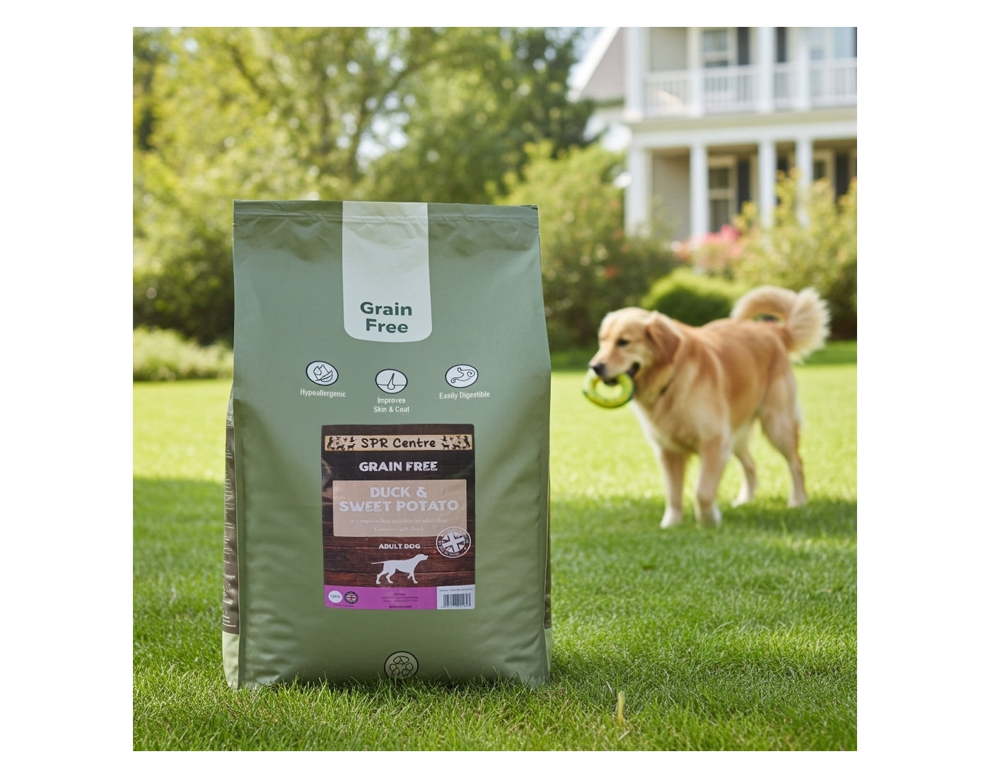 SPR - Grain Free Duck & Sweet Potato Dog Food - Buy Online SPR Centre UK