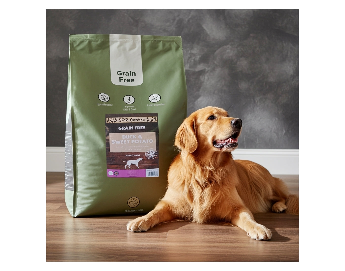 SPR - Grain Free Duck & Sweet Potato Dog Food - Buy Online SPR Centre UK