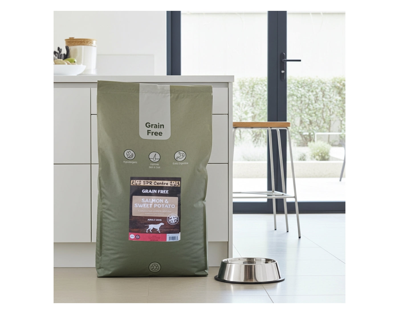 SPR - Grain Free Salmon & Sweet Potato Dog Food - Buy Online SPR Centre UK