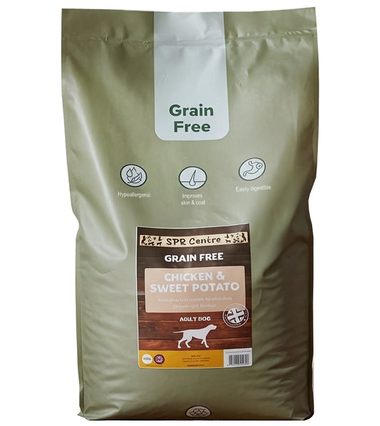 SPR - Grain Free Chicken & Sweet Potato Dog Food - Buy Online SPR Centre UK