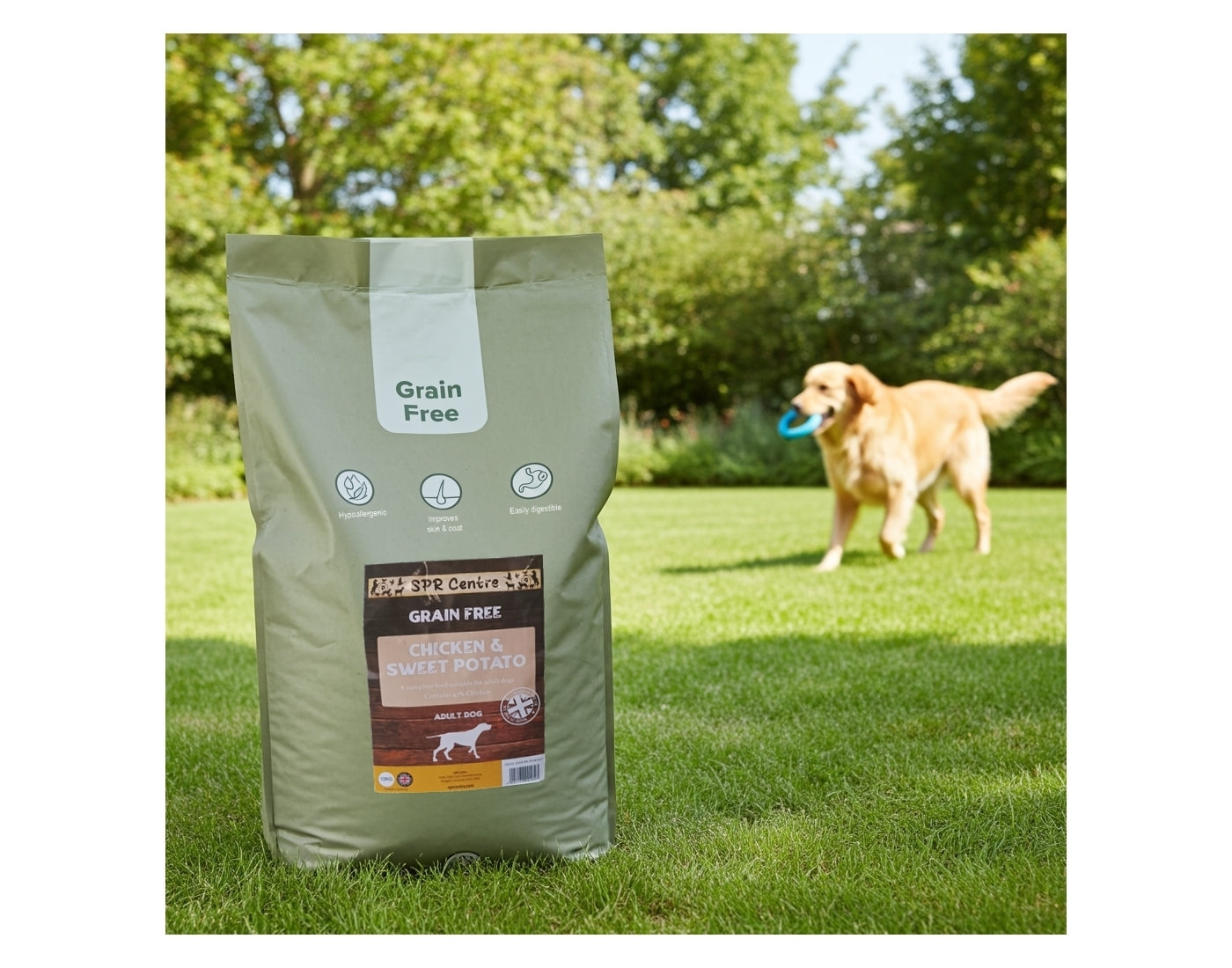 SPR - Grain Free Chicken & Sweet Potato Dog Food - Buy Online SPR Centre UK