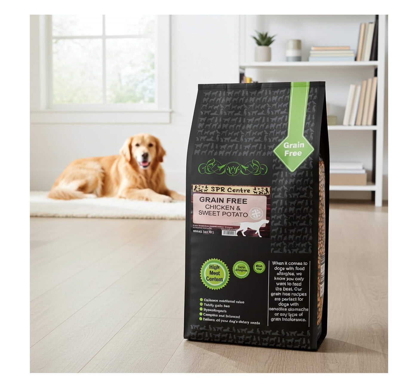 SPR - Grain Free Chicken & Sweet Potato Dog Food - Buy Online SPR Centre UK