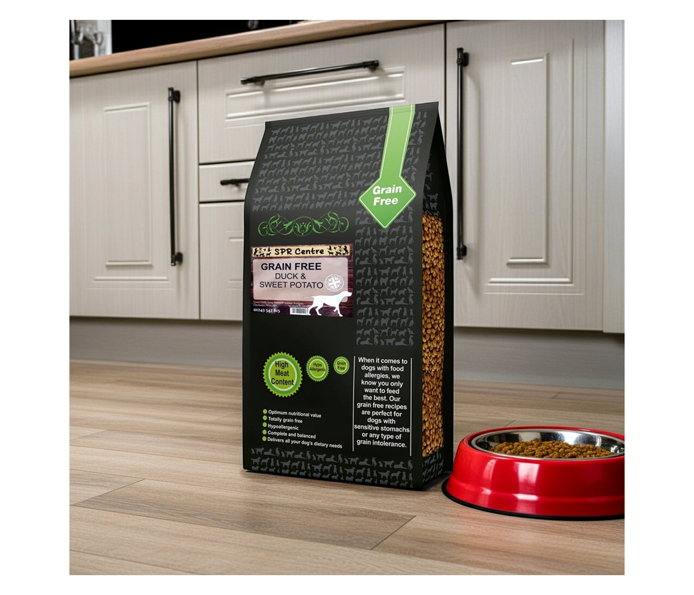 SPR - Grain Free Duck & Sweet Potato Dog Food - Buy Online SPR Centre UK