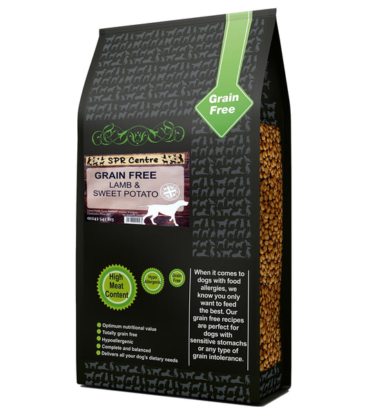 SPR - Grain Free Lamb & Sweet Potato Dog Food - Buy Online SPR Centre UK