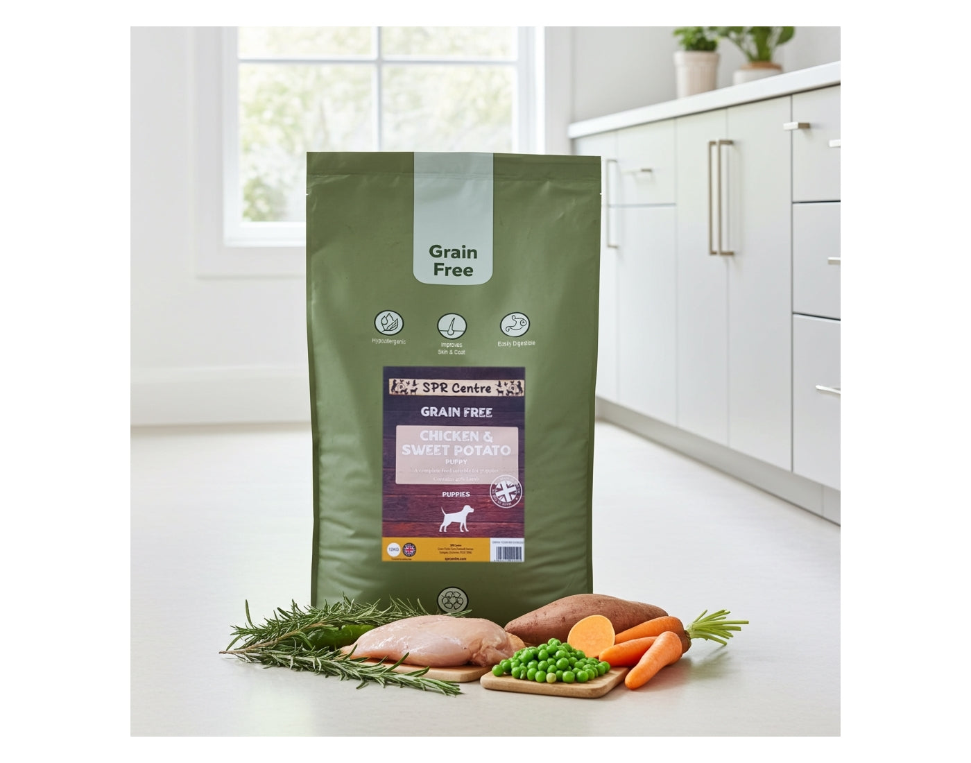 SPR - Grain Free Puppy Food - Chicken & Sweet Potato - Buy Online SPR Centre UK