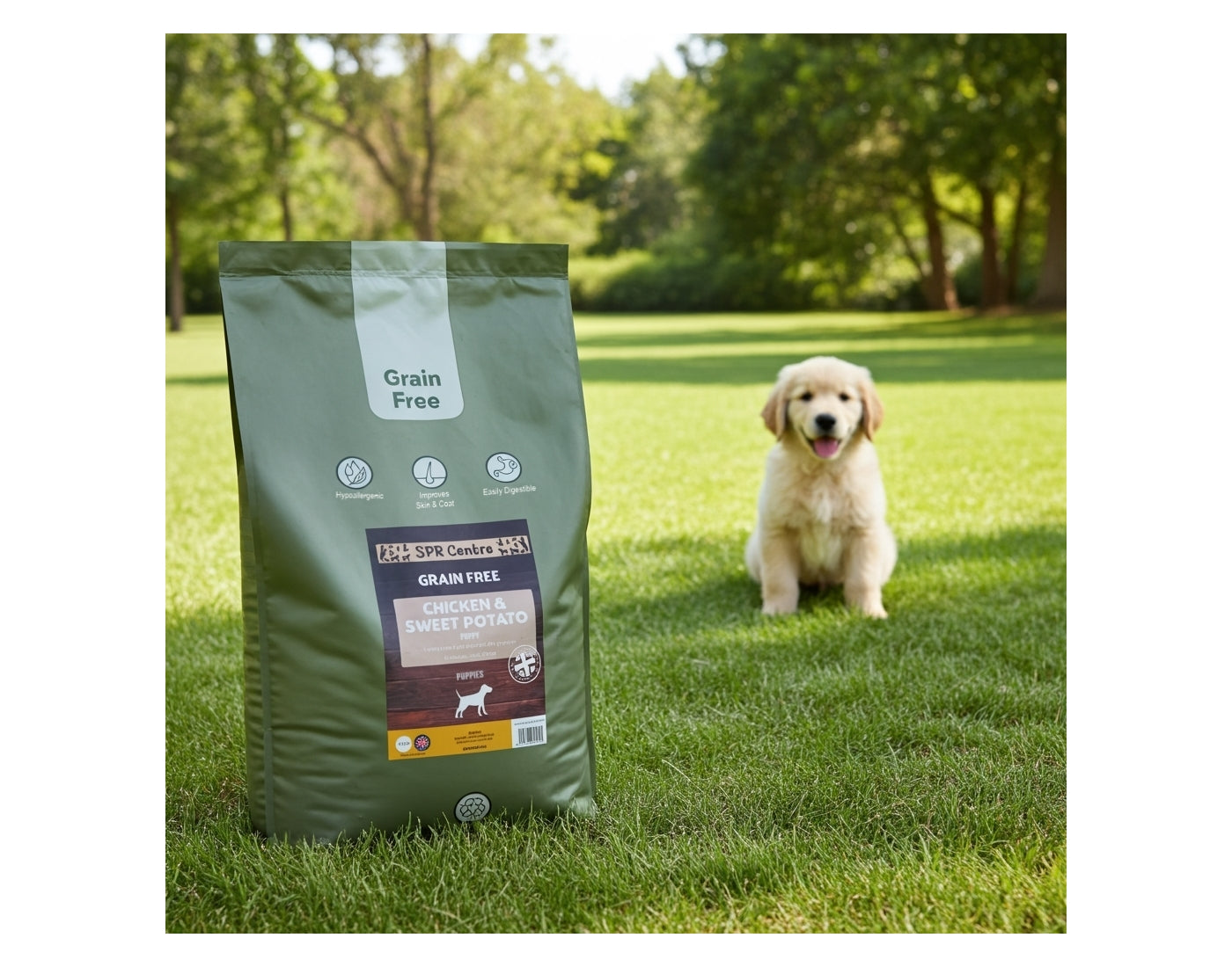 SPR - Grain Free Puppy Food - Chicken & Sweet Potato - Buy Online SPR Centre UK