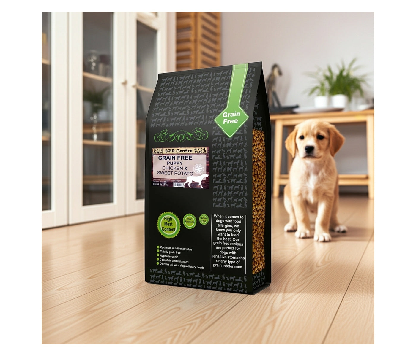 SPR - Grain Free Puppy Food - Chicken & Sweet Potato - Buy Online SPR Centre UK