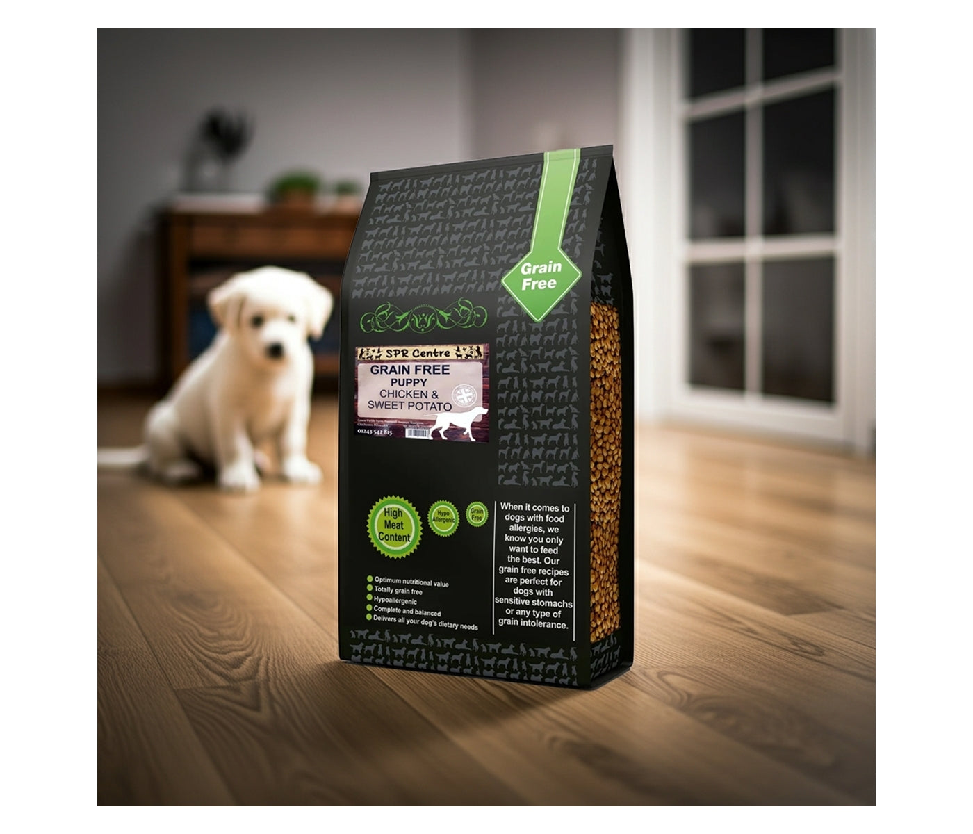 SPR - Grain Free Puppy Food - Chicken & Sweet Potato - Buy Online SPR Centre UK