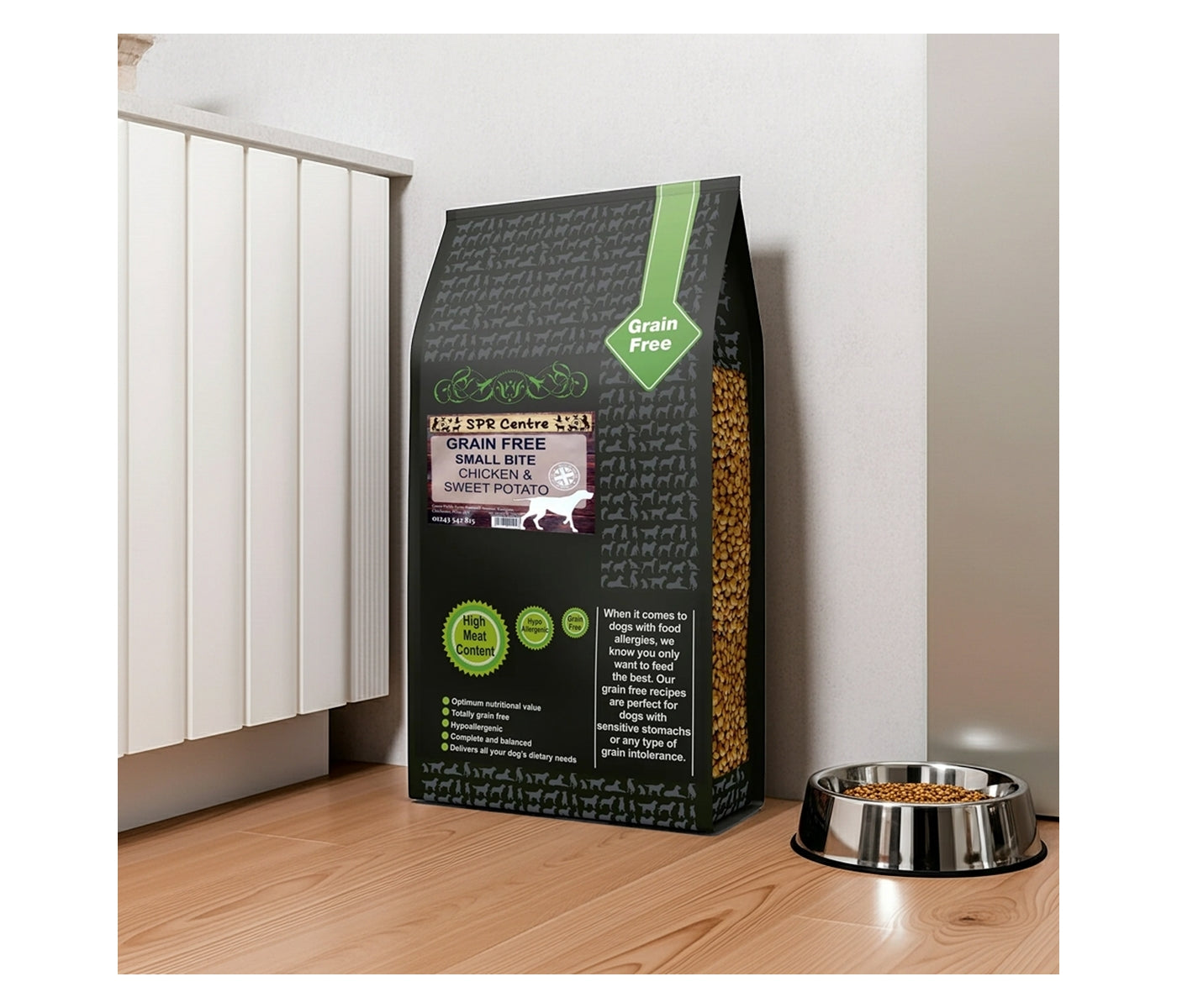 SPR - Grain Free 'Small Bite' Chicken & Sweet Potato Dog Food - Buy Online SPR Centre UK