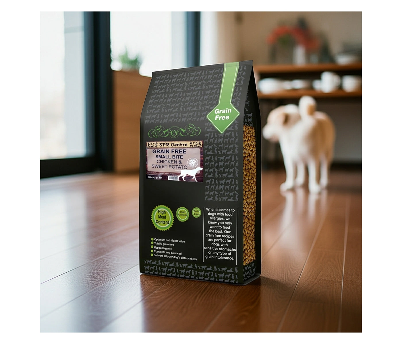 SPR - Grain Free 'Small Bite' Chicken & Sweet Potato Dog Food - Buy Online SPR Centre UK