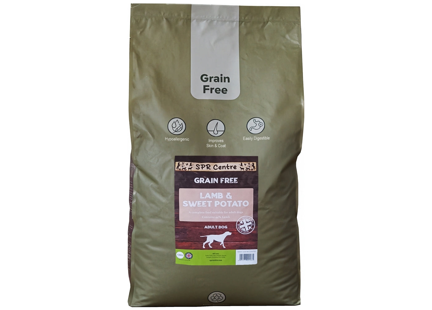 SPR - Grain Free Lamb & Sweet Potato Dog Food - Buy Online SPR Centre UK